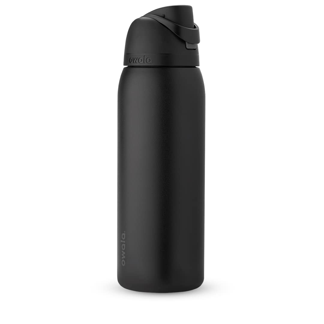 Owala FreeSip Insulated Stainless Steel Water Bottle with Straw, BPA-Free Sports Water Bottle, Great for Travel, 24 Oz, Denim