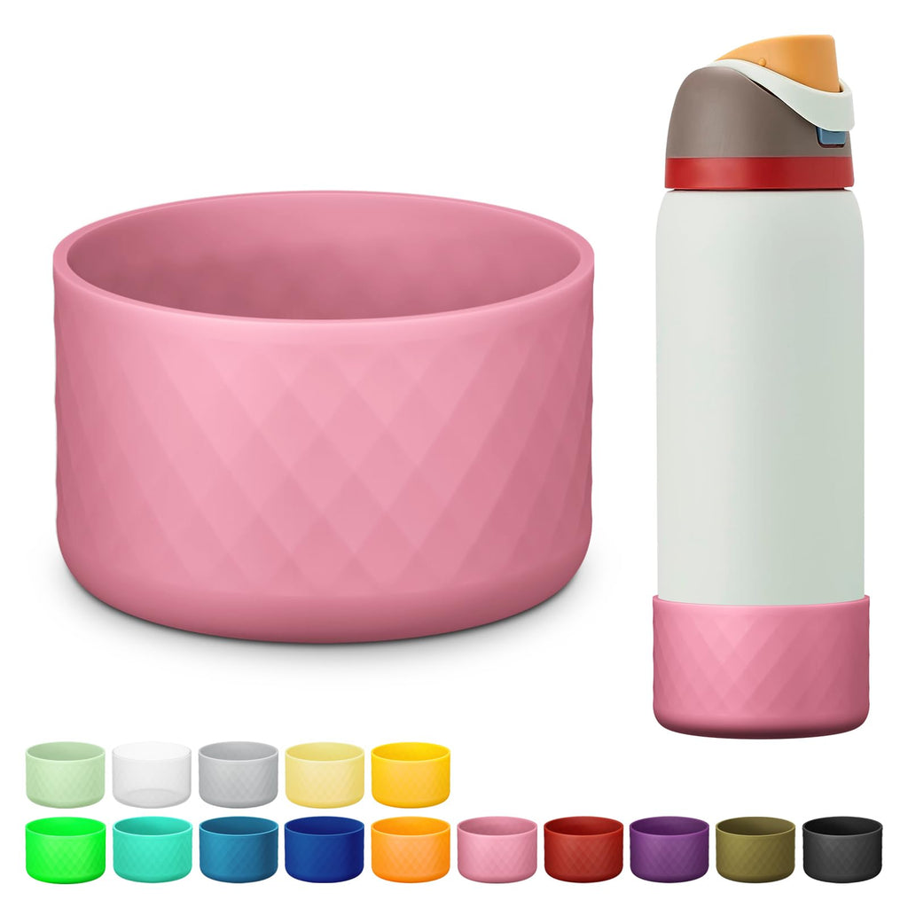 Silicone Boot for Owala Water Bottle 24 oz 32 oz 40 oz, Anti-Slip Protective Sleeve for FreeSip/Twist/Flip Stainless Steel Water Bottles Accessories