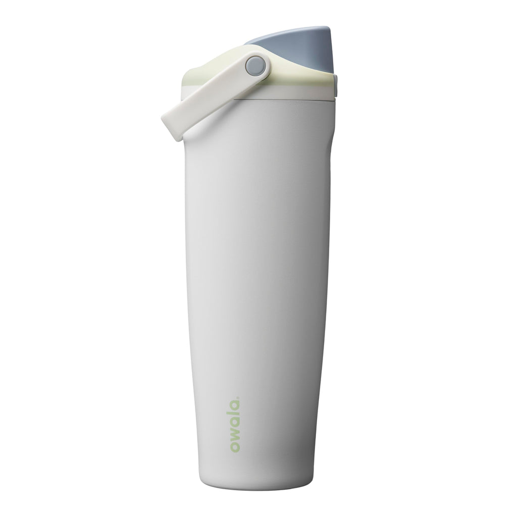 Owala FreeSip Sway Insulated Stainless Steel Water Bottle with Two-Way Spout, Built-In Straw and Bucket Handle, Made for Travel, School, and Sports, 30oz, BPA Free, Leak Proof, Putting Green